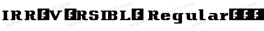 IRR3V3RSIBL3 Regular字体转换